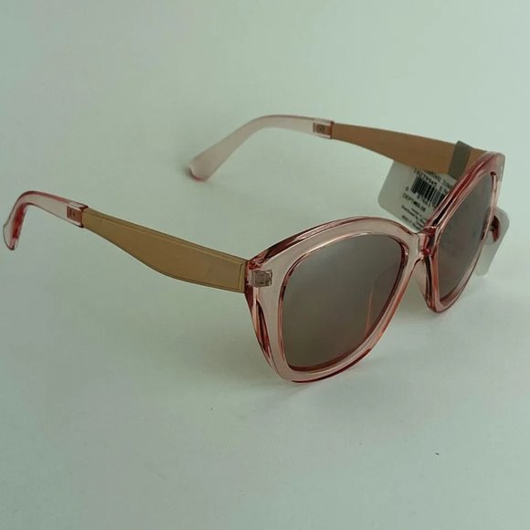 SG00796 Urbanology Trans Pink Sunglasses For Women Square Tinted 100% UVA/UVB - Picture 2 of 7